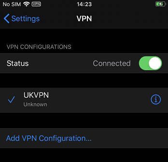 iOS VPN